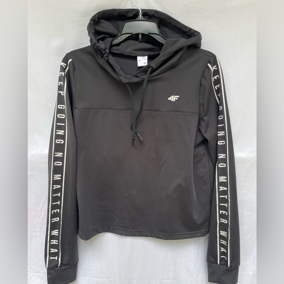 Athletic crop hoodie from Poland. Size M. - Picture 1 of 4